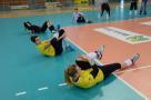 Pierwszy trening w hali 
